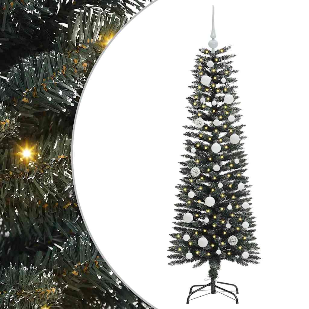 Sztuczna choinka z 150 diodami LED Zielony 40.5 x 40.5 x 120 cm