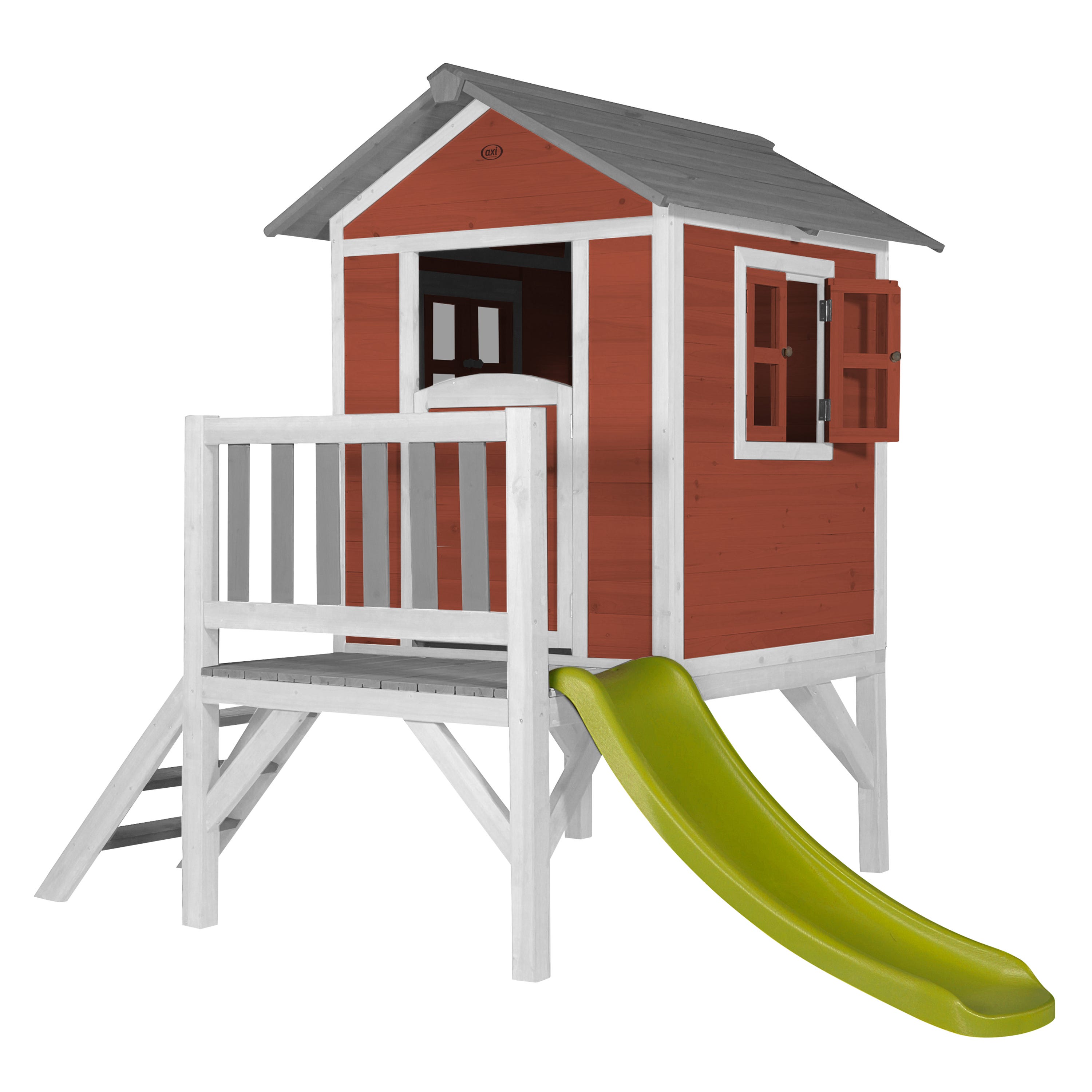 Axi Maison Enfant Beach Lodge Xl En Rouge Avec Toboggan En Vert Clair | Maison De Jeux En Bois Ffc Pour Les Enfants | Maisonnette / Cabane De Jeu Pour | Leroy Merlin Axi Maison Enfant Beach Lodge Xl En Rouge Avec Toboggan En Vert Clair | Maison De Jeux En Bois Ffc Pour Les Enfants | Maisonnette / Cabane De Jeu Pour | Leroy Merlin