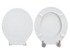 Copriwater Per SENESI MICHELANGELO TERMOINDURENTE Bianco Cerniera Inox Normale O Rallentata Soft Close