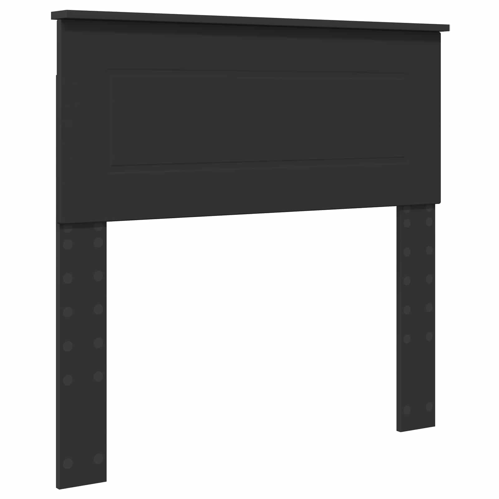 Lit de rangement avec tiroir noir 90 x 190 cm en panneau de bois - 7