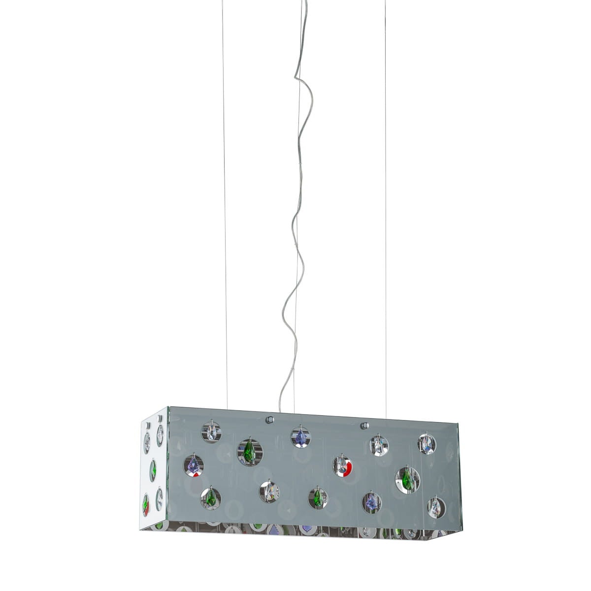 Lampa wisząca Domino 6xG9x40W wym: 150 x 36 cm Italux