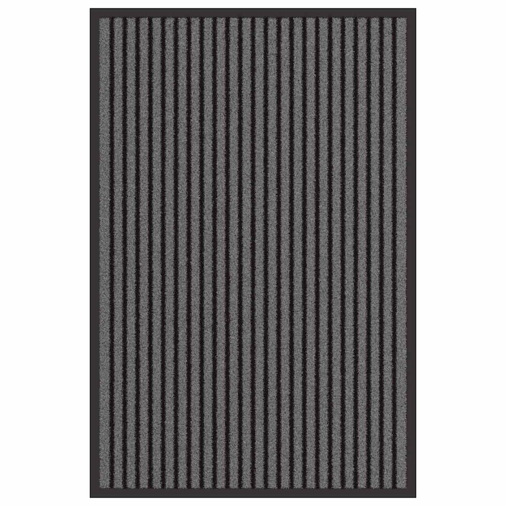 Dywanik wejściowy Czarny 60 x 90 cm polipropylen vidaXL - 2