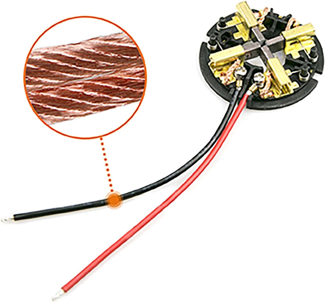 Applicable Assemblage de Support de Balai de Charbon pour perceuse sans fil Milwaukee M18 M12 2602-20 AEG 18v Pièces de Rechange 4 Balais de Carbone - 4