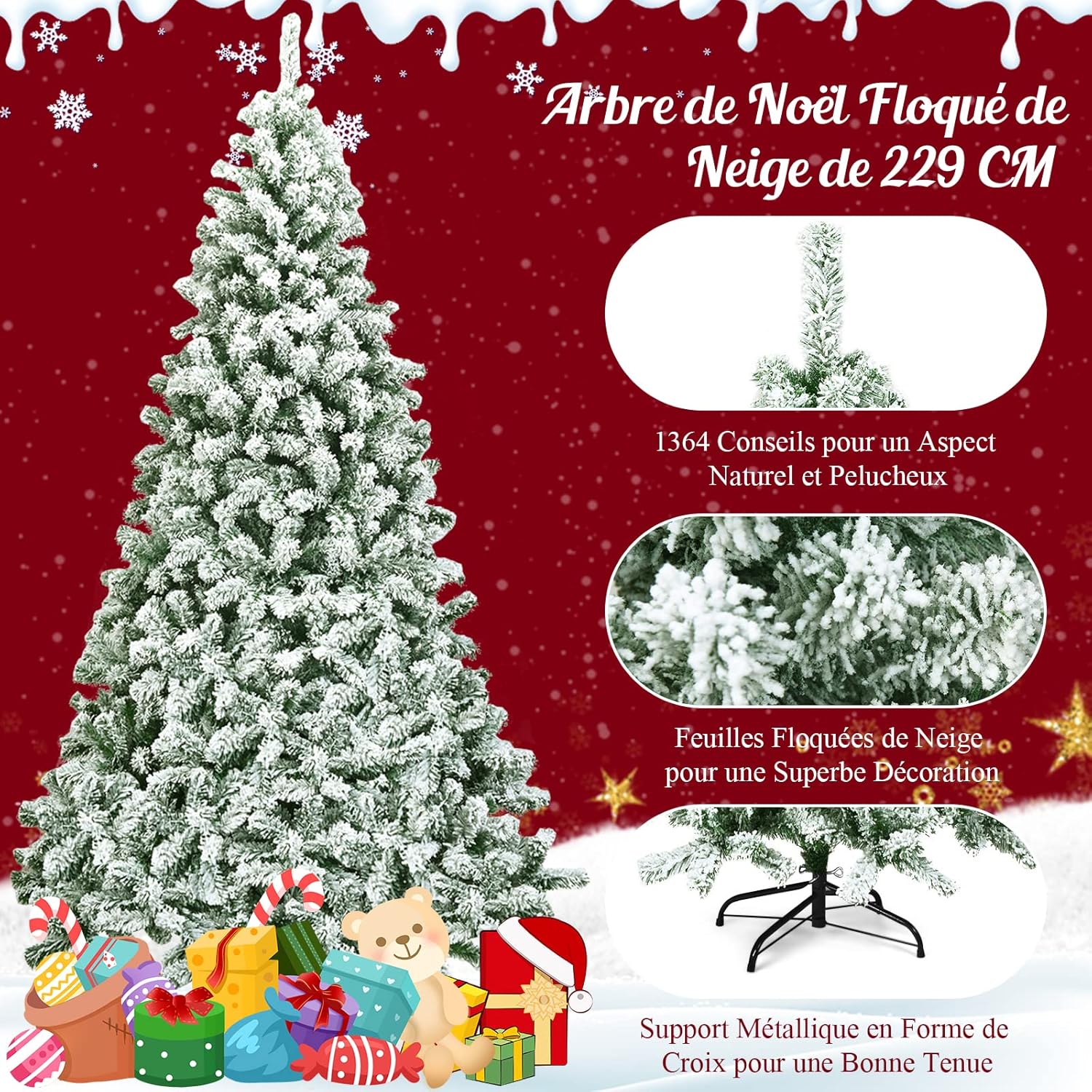 Grand moule d'épinette de Noël pour la
