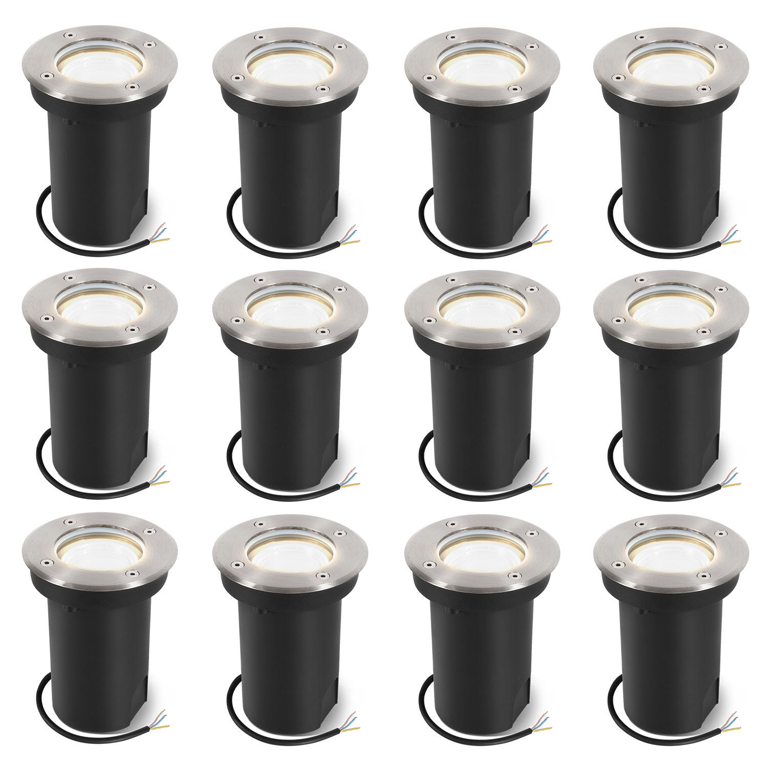 Klighten Faretti Da Soffitto Orientabili Nero, Con 2 Attacco GU10, Plafoniera 2
