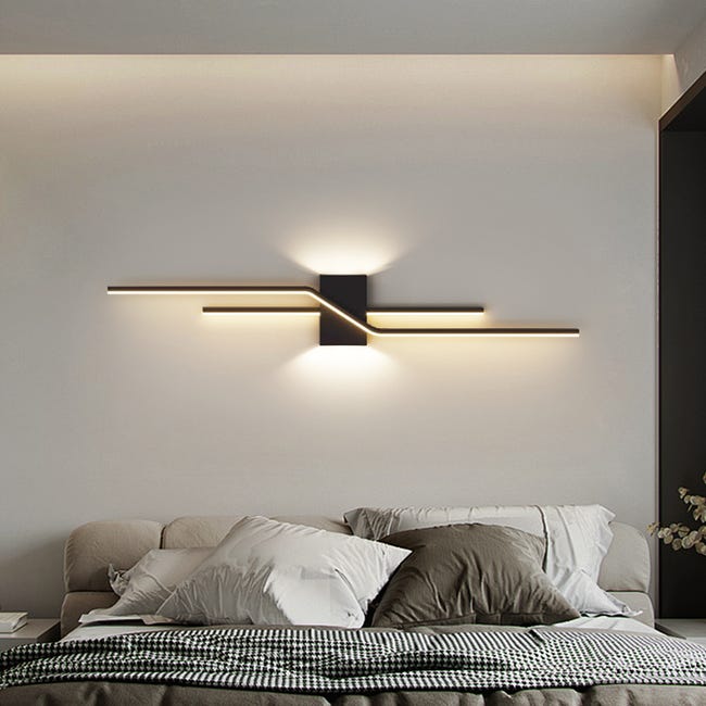 ZMH applique da interno GU10 camera da letto lampada da parete faretto moderno bianco ZMH applique da interno GU10 camera da letto lampada da parete faretto moderno bianco