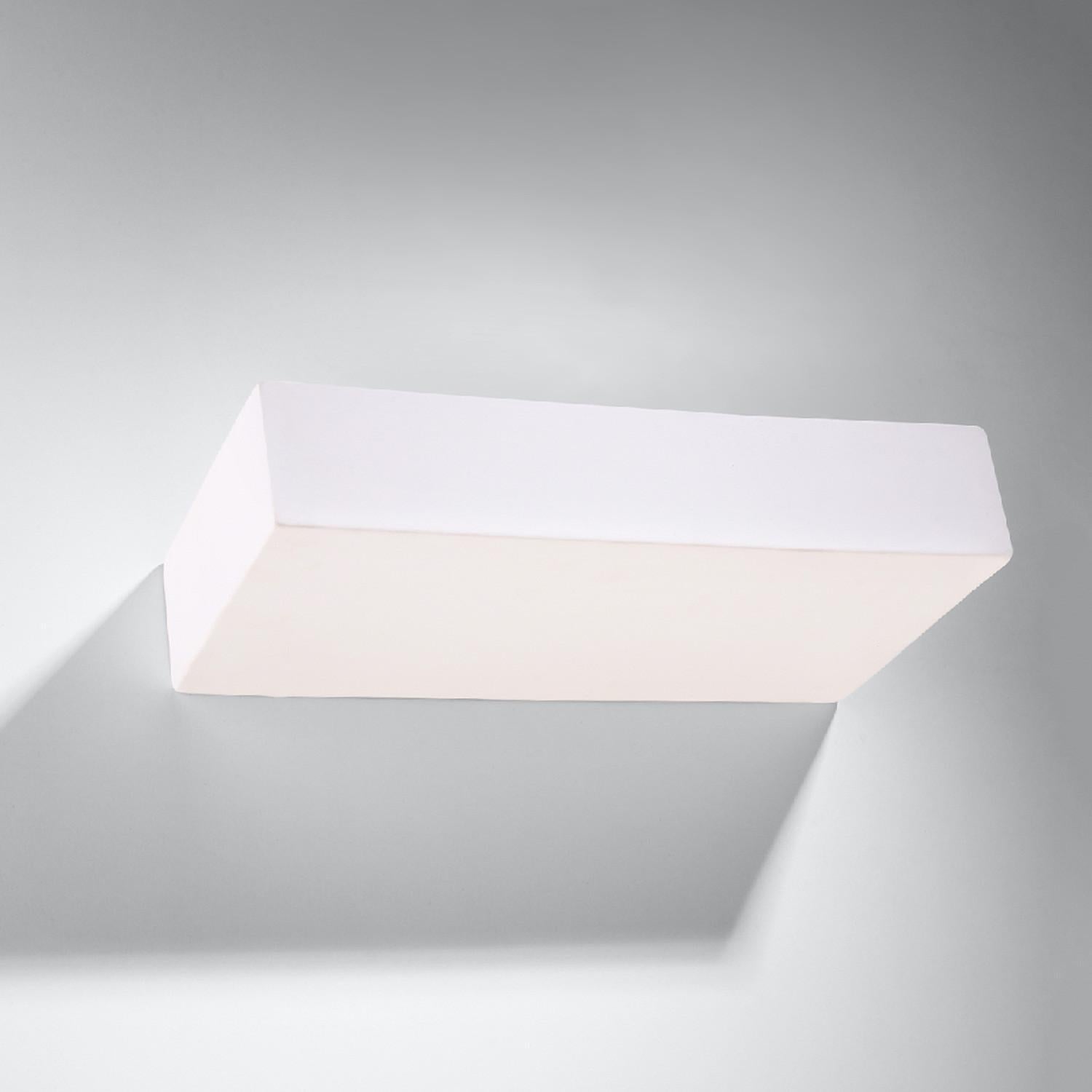 Kinkiet ścienny Taugan biały 2xG9x40W wym: 6 x 30 x 16 cm ceramika / gips IP20 Sollux Lighting