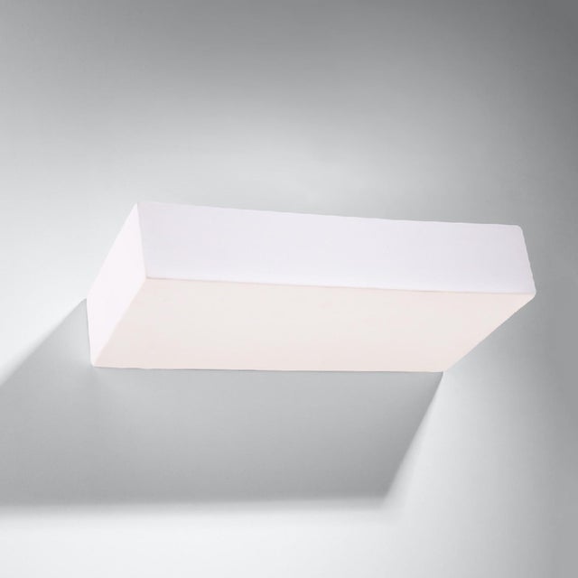 Kinkiet ścienny Taugan biały 2xG9x40W wym: 6 x 30 x 16 cm ceramika / gips IP20 Sollux Lighting