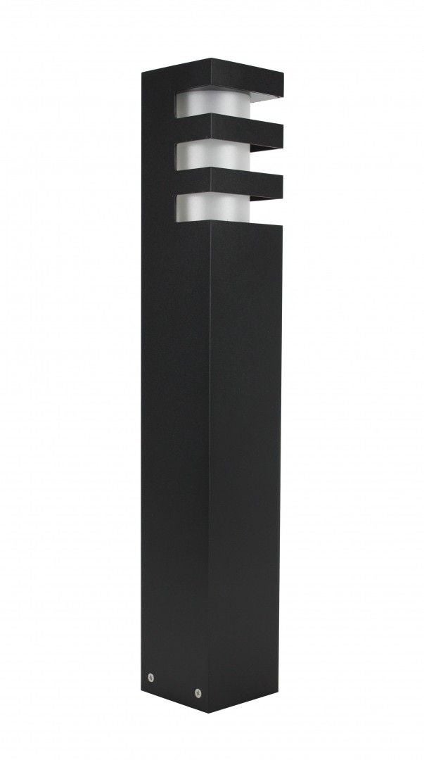 Lampa ogrodowa stojąca Rado czarna 1xE27x18W IP54 wym: 50 x 8 x 8 cm aluminium SU-MA