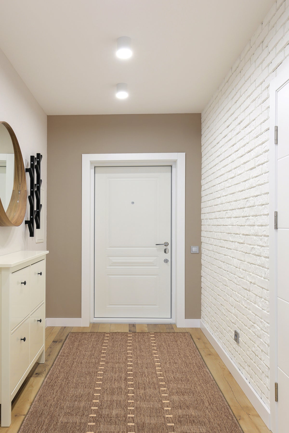 PASSATOIA SIZAL FLOORLUX disegno 20079 coffe / mais 70 cm 70x920 cm - 3