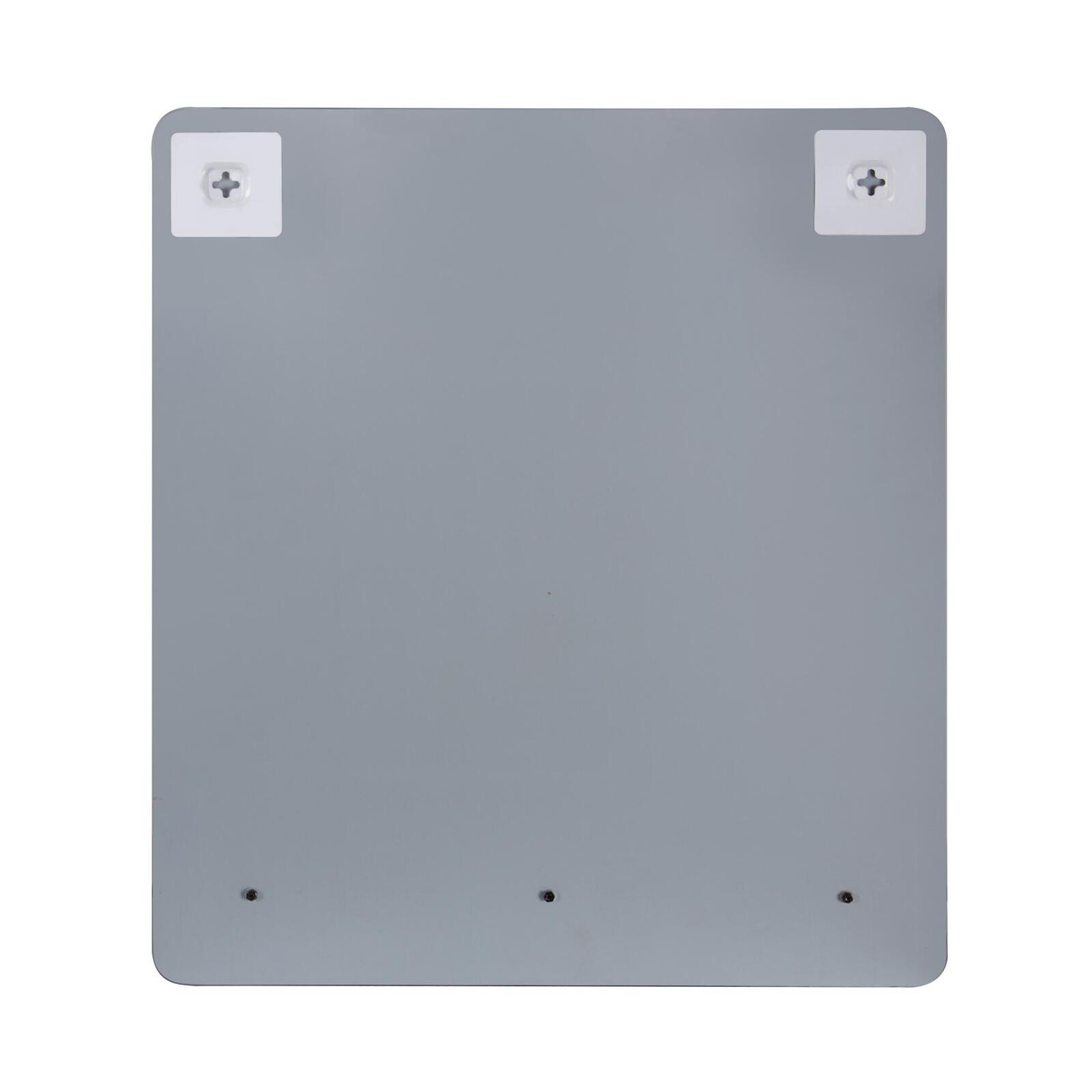 Miroir rectangulaire SORRENTO avec tablette en métal - 4