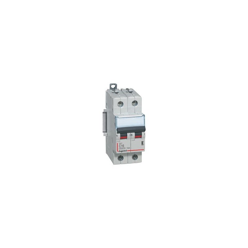 Disjoncteur DX³6000 - 16A - 2P - Courbe C - Vis/Vis - 5