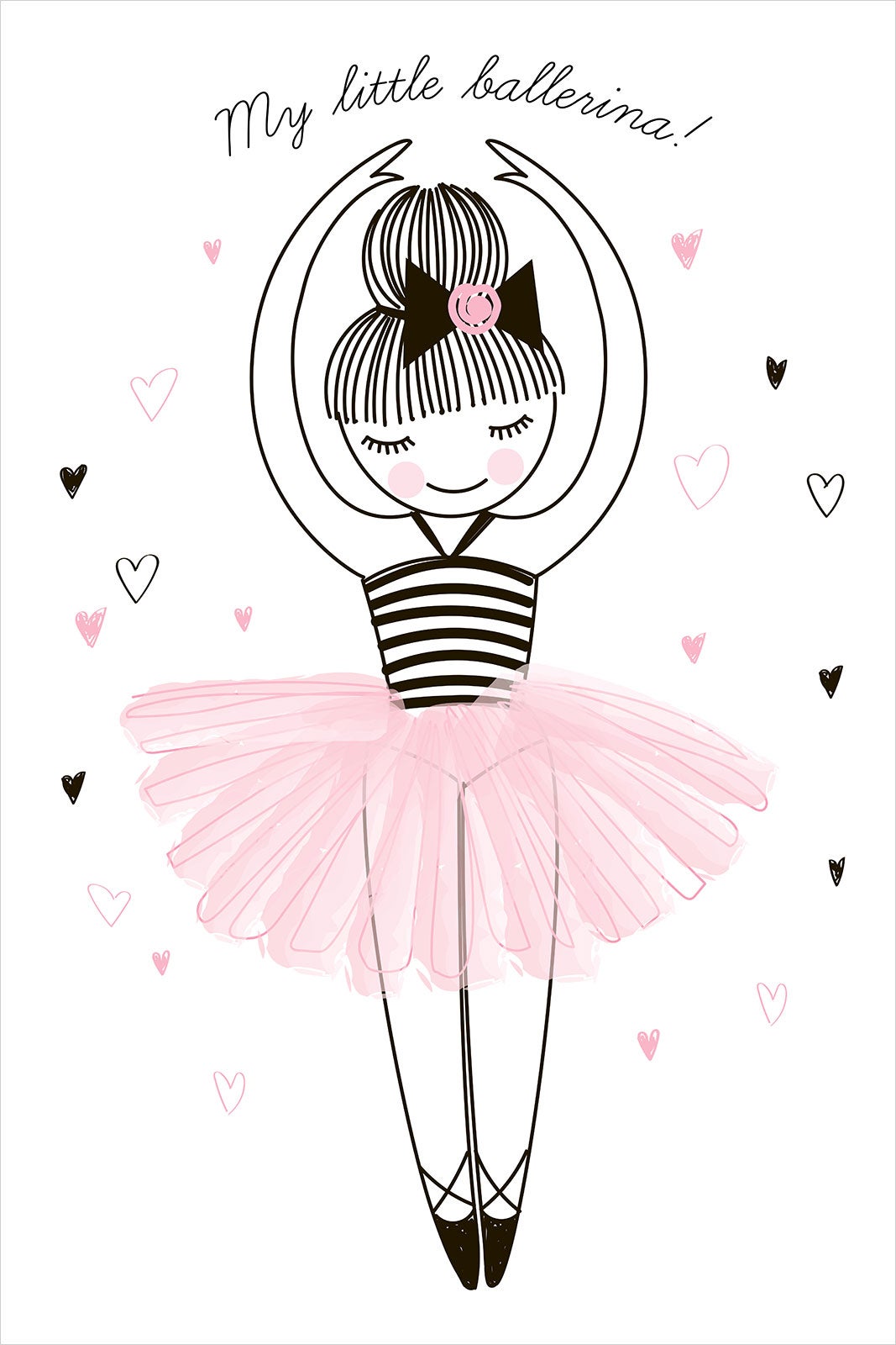 Poster / Affiche enfants - Danseuse 3617689721163 - 80x120 cm - 2