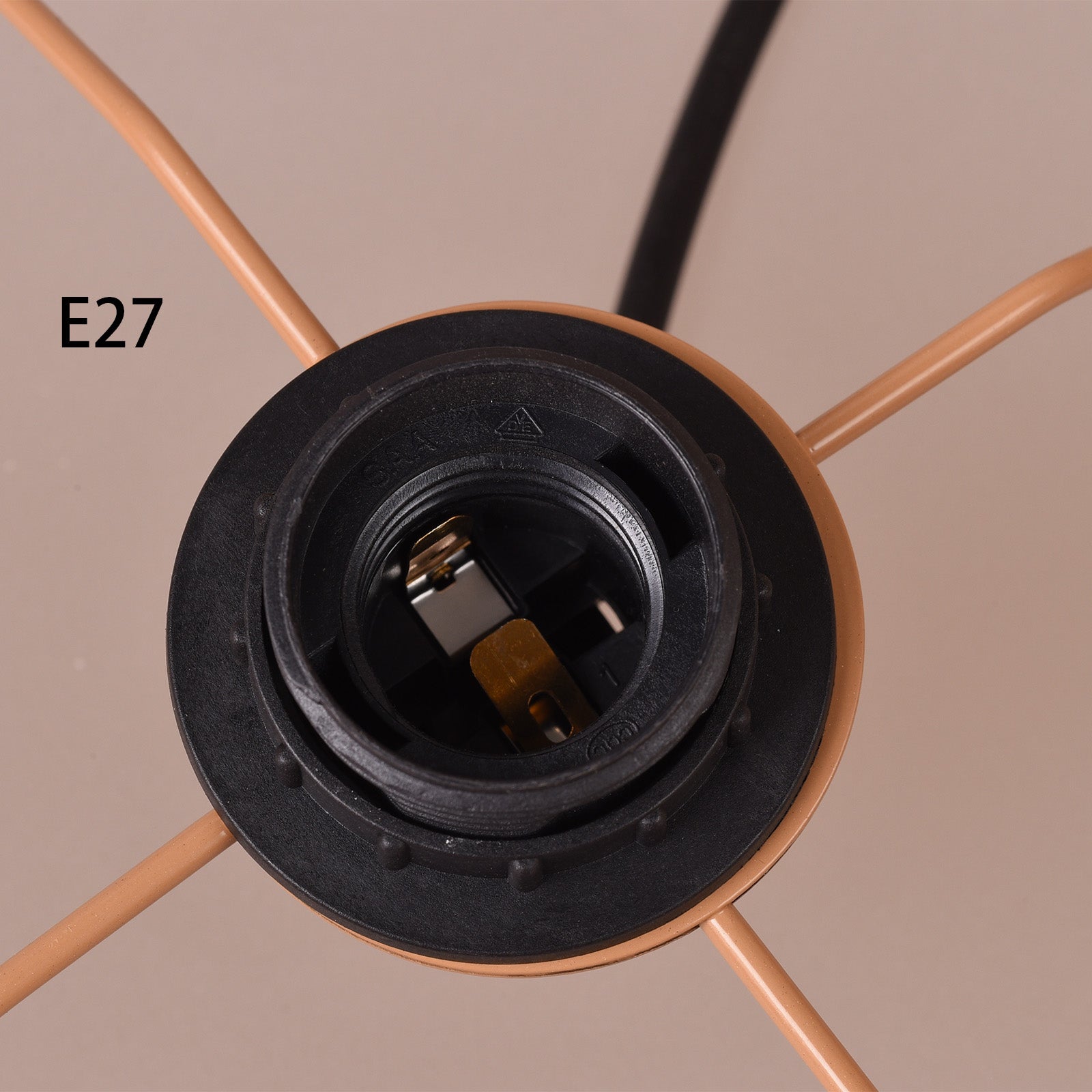 Lámpara colgante de papel trenzado Ø45 cm, estilo nórdico natural, E27 YUNA - 6