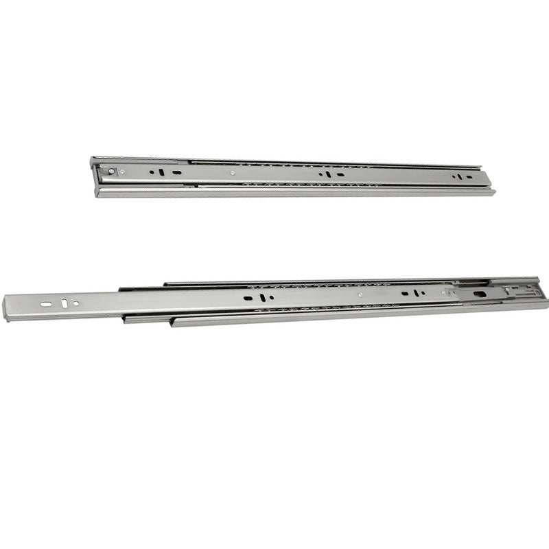 Gedotec Guías Para Cajones Accuride 550 Mm, Guía De Bolas 5517-60, Capacidad De Carga De Hasta 60 Kg, Riel Telescópico Para Montaje En Superficie, 1 Par