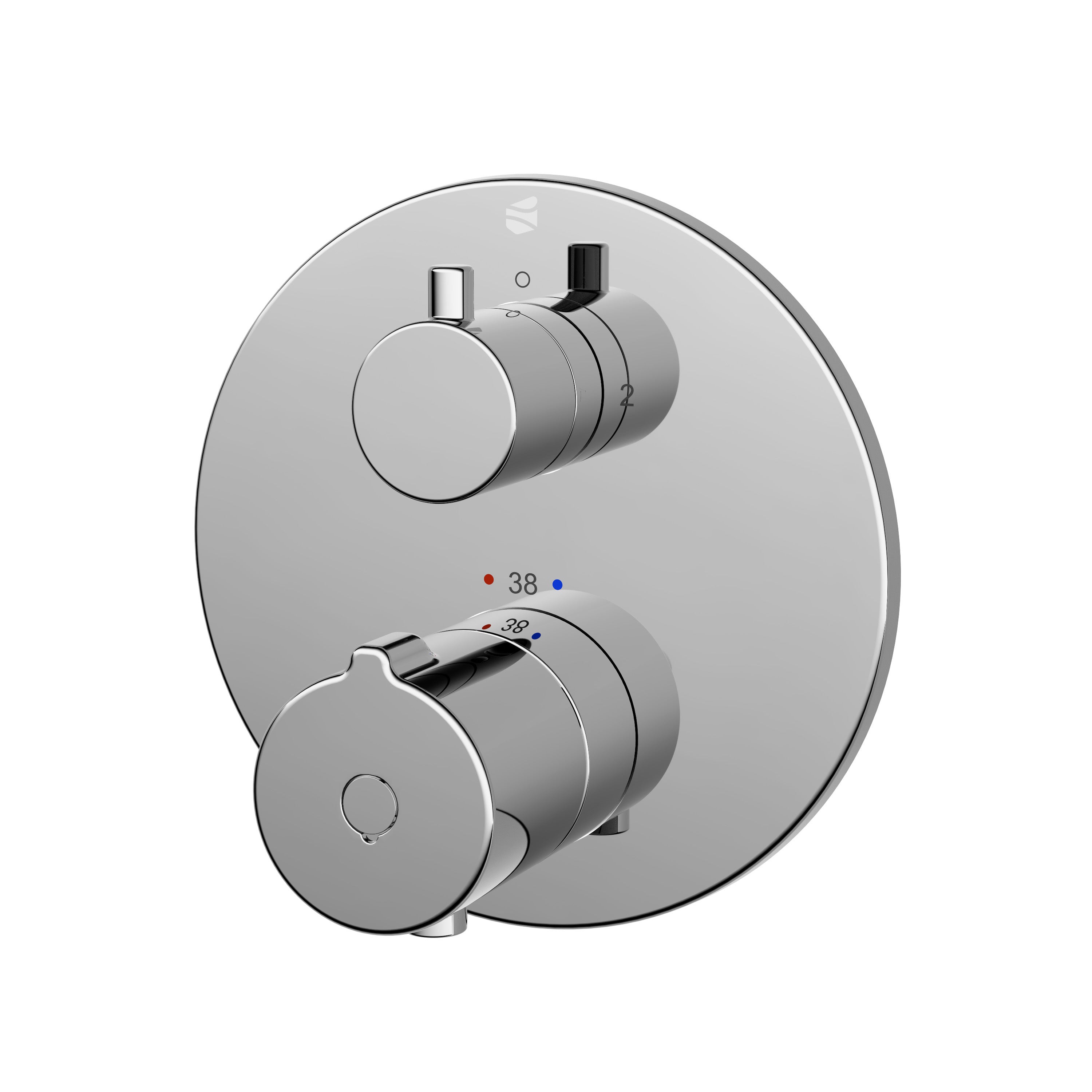 Bernstein Bateria termostatyczna VIREO chrom 2 odbiorniki wody - funkcja HeatGuard