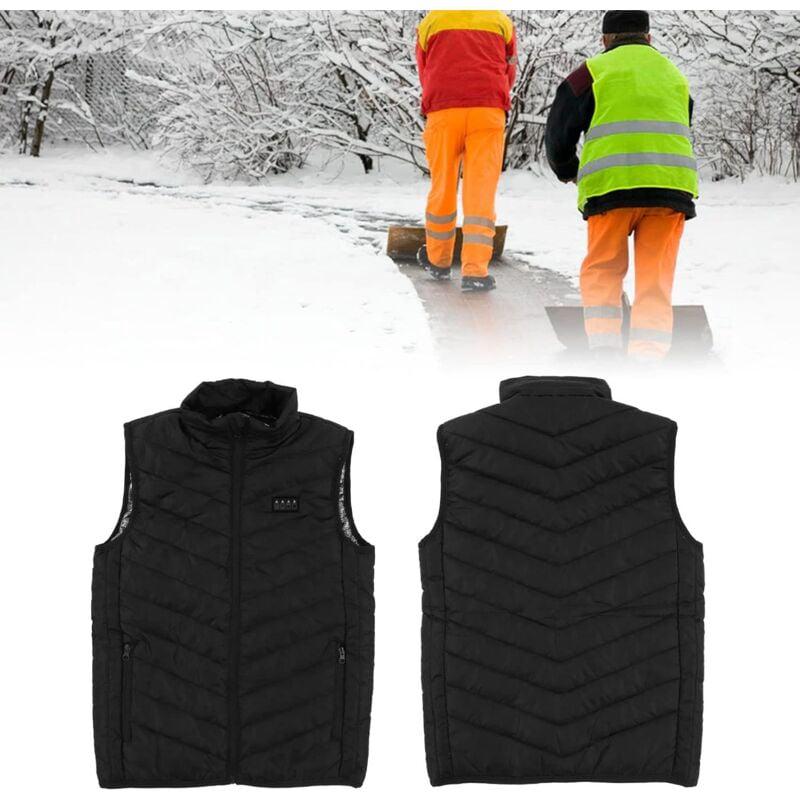 Gilet Chauffant Léger pour Hommes, Gilet Chauffant électrique Rechargeable Intelligent, Gilet Chauffant électrique Unisexe étanche à L'eau - 2