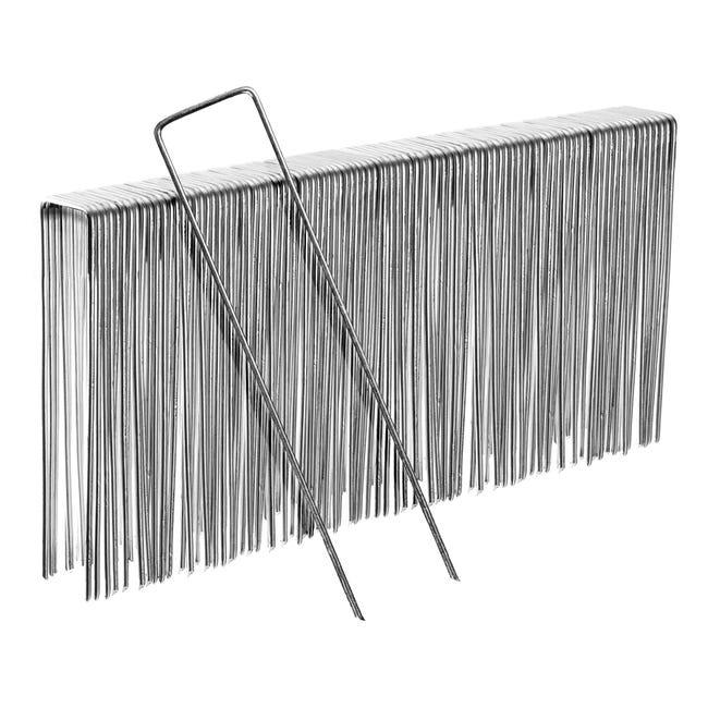 Zestaw 50 stalowych kołków mocujących do włókniny przeciw chwastom - 150x30mm - Ø2,5mm