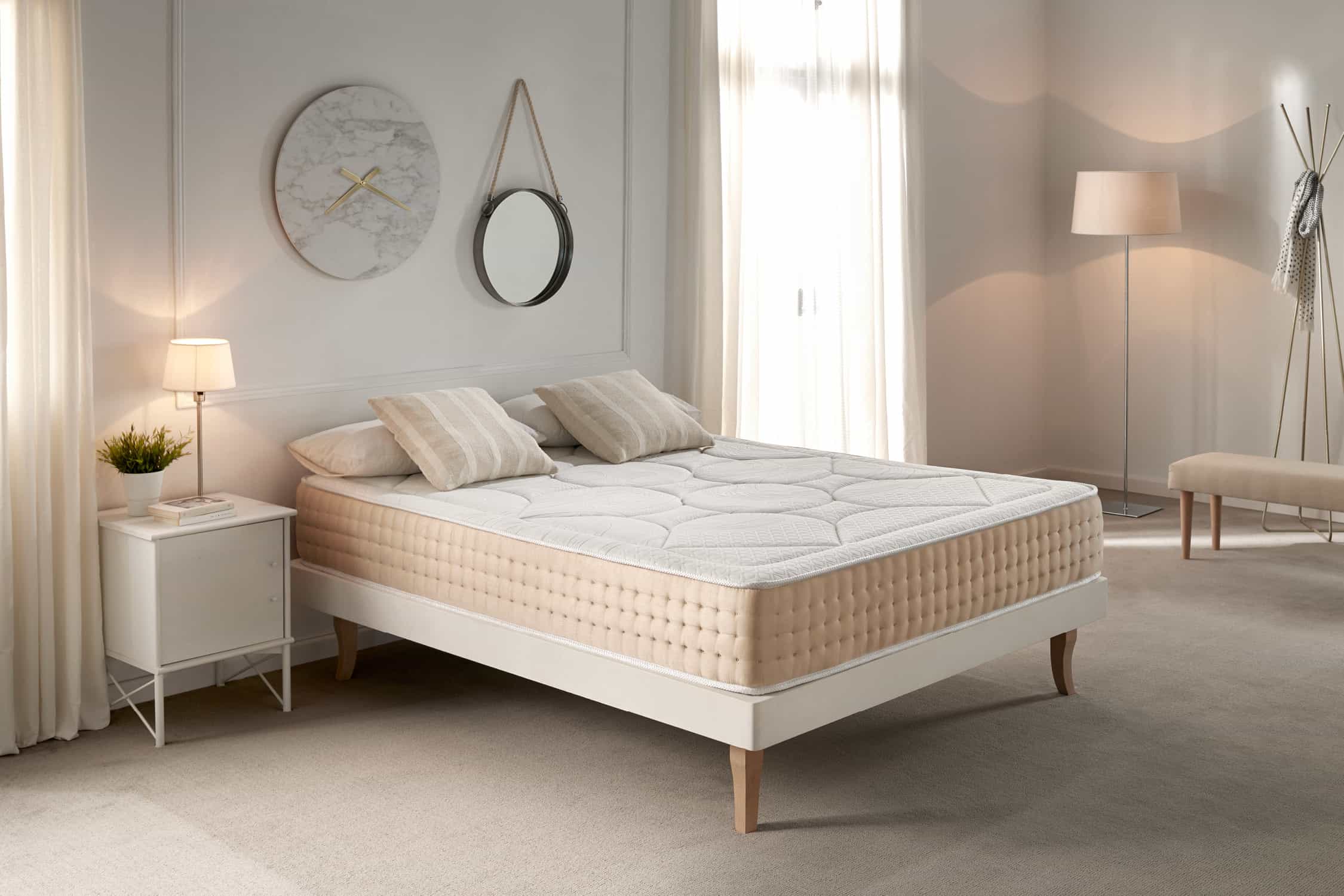 Colchón viscoelástica memory royal multizone 25 cm, 160x190 cm - moonia