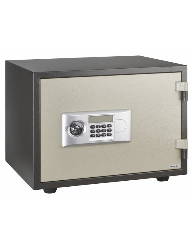 THIRARD - Coffre fort ignifugé à poser Vauban, fermeture électronique à code, 2 pênes, 19L - THIRARD