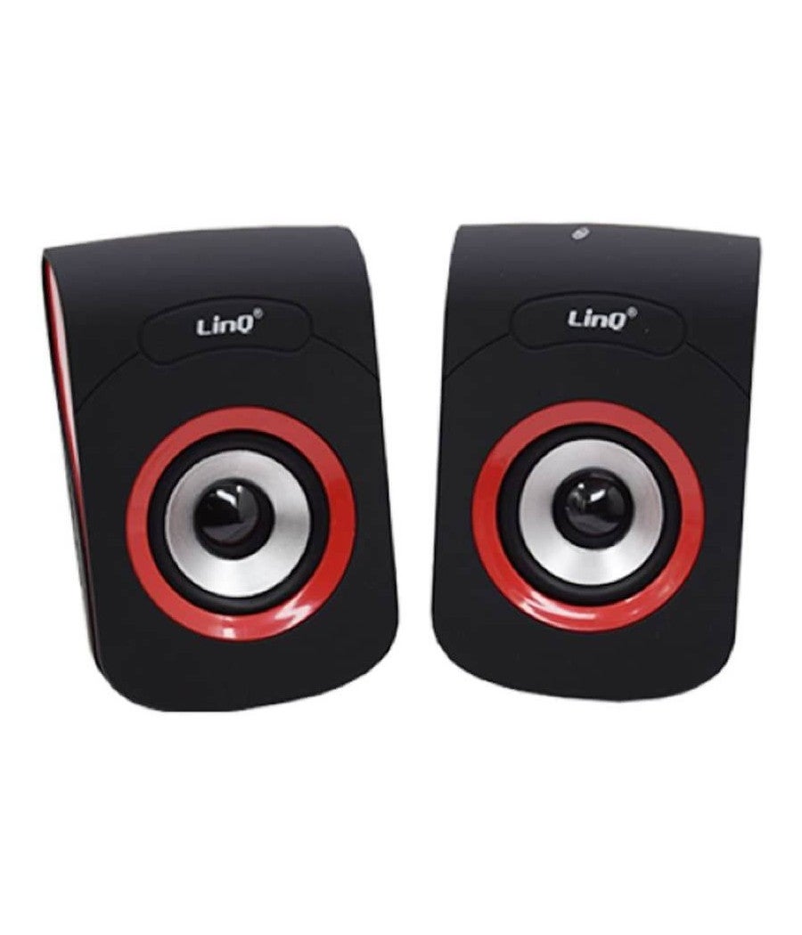 Trade Shop - Altoparlanti Speaker Casse Usb 3w Jack 3,5mm Per Pc Linq An-009 Color - - 5