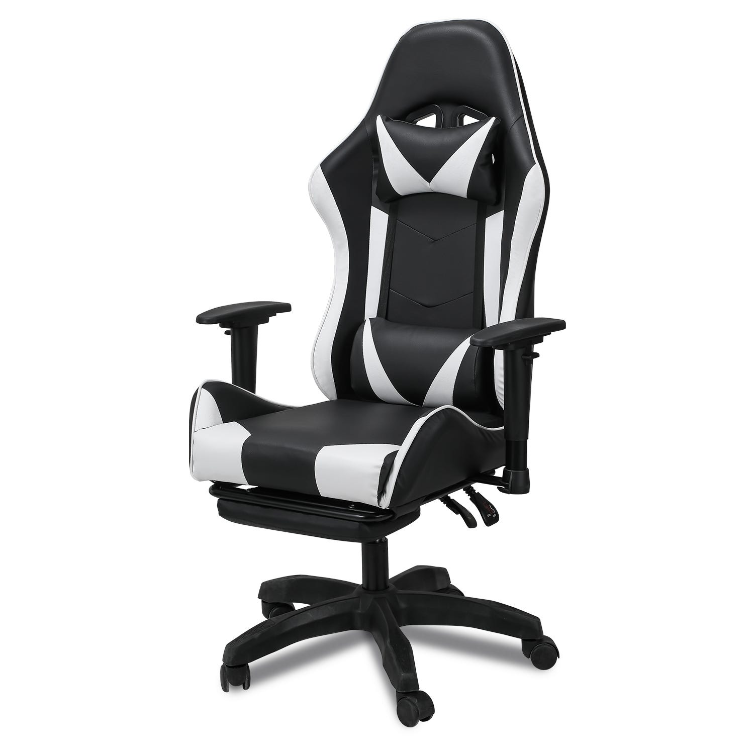 Silla Gamer Ergonómica Silla Gamer Negra/Blanca Silla Gamer Racing ...