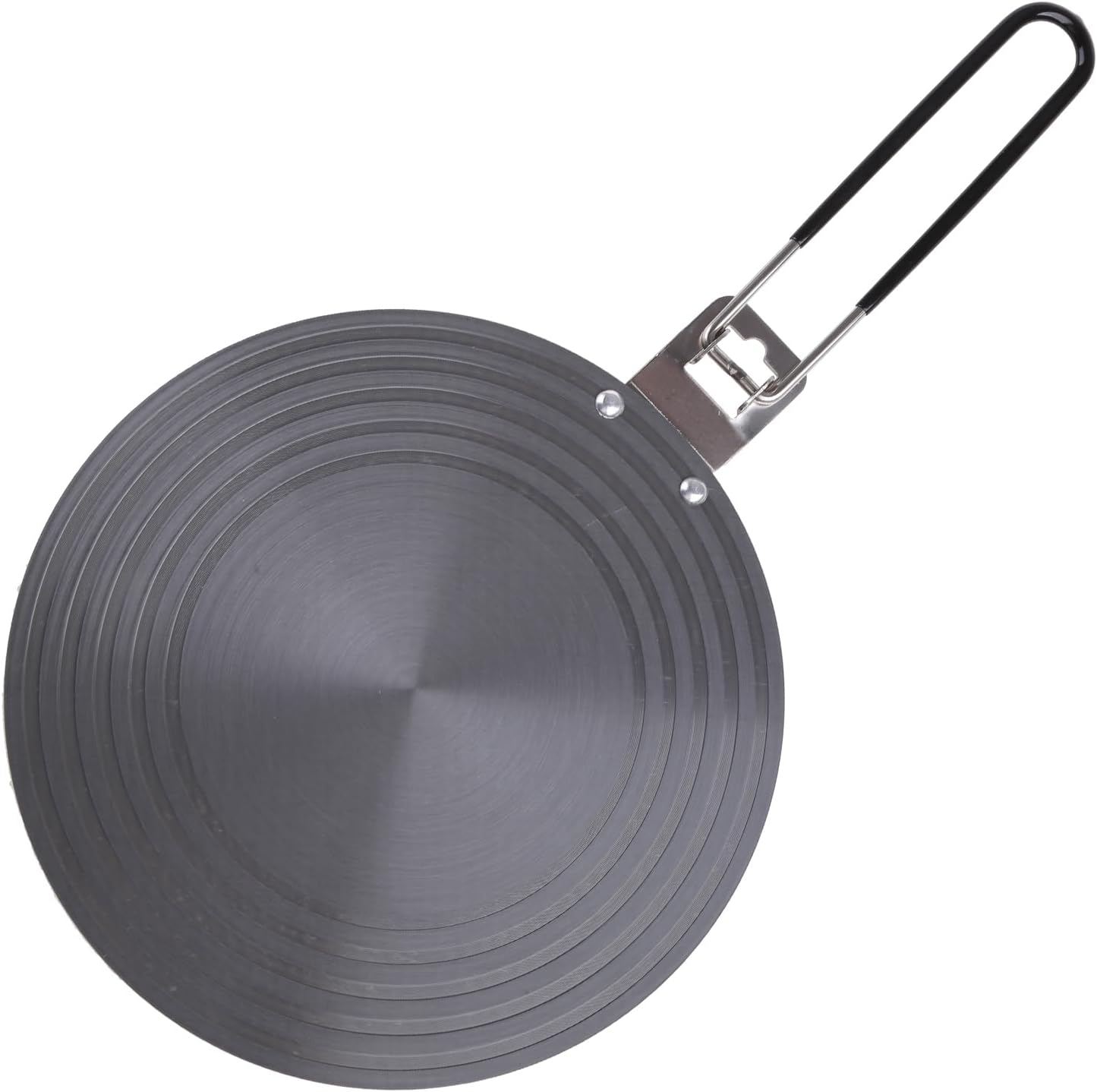 Plaque Chauffante Inox Pour Cuisinière Plaque Diffusion Plaque Induction - Acier Inoxydable - Poignée Amovible Diffuseur Chaleur 20cm