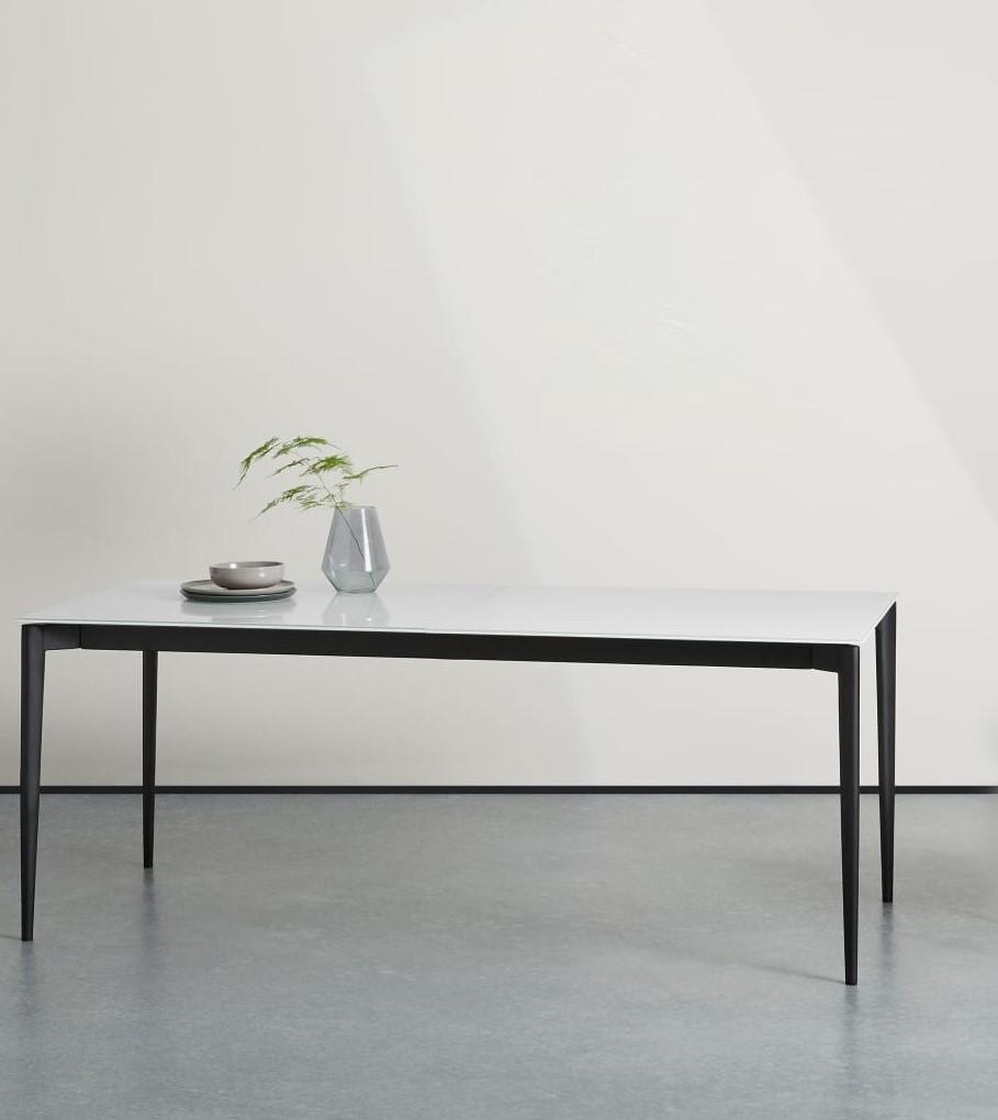 Tavolo Da Pranzo Phoenix 160 Cm - Legno E Bianco, 6 Posti - Foto 11