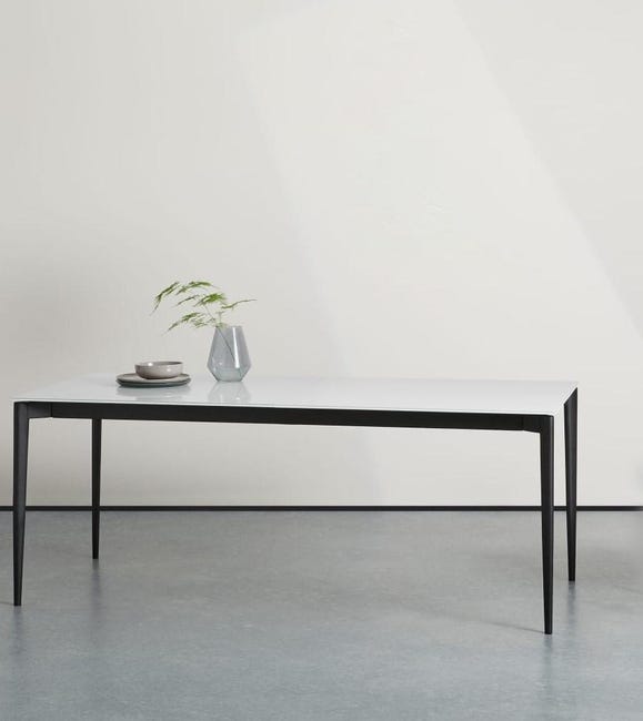 Tavolo Da Pranzo Phoenix 160 Cm - Legno E Bianco, 6 Posti - Foto 11