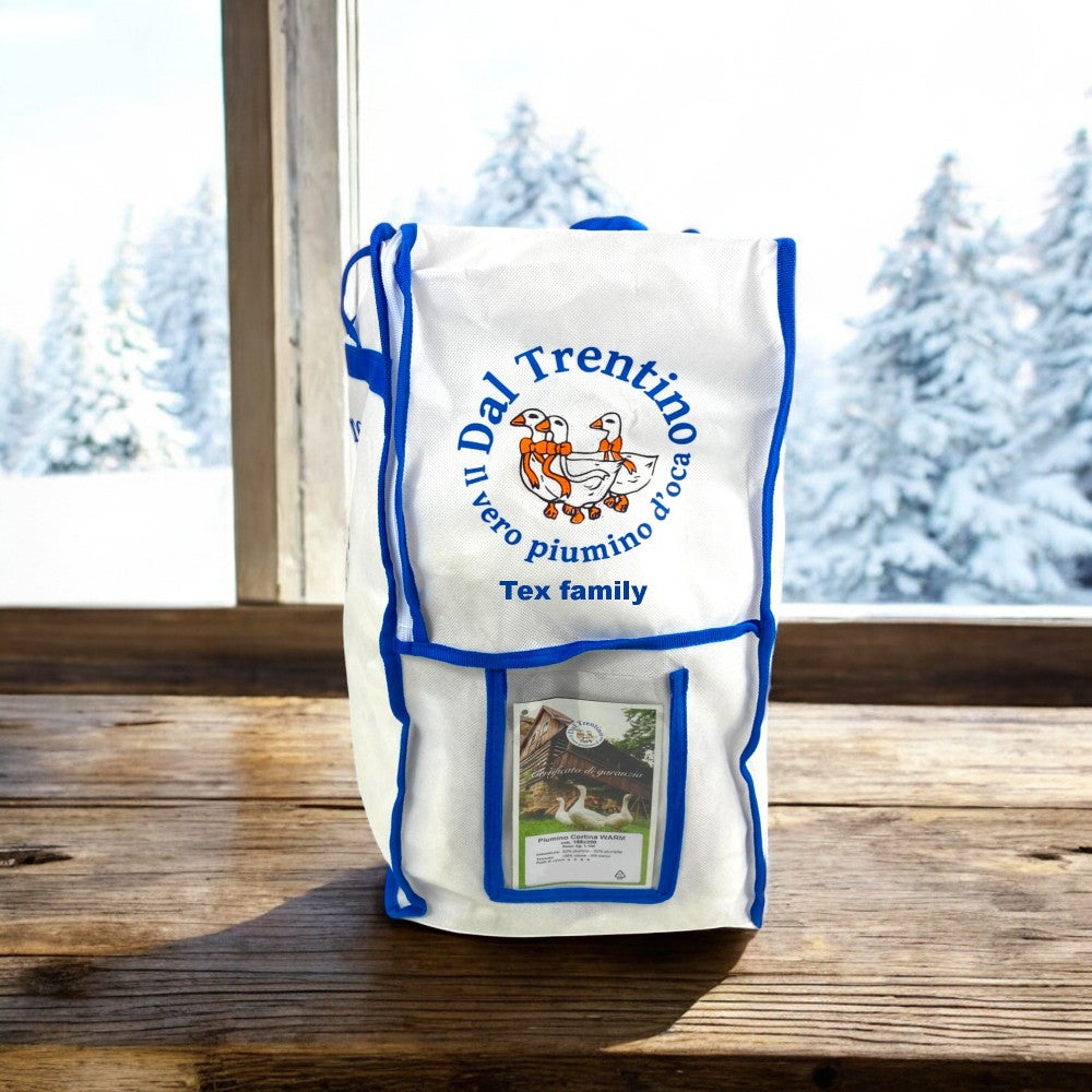 Piumino d'Oca Trentino, Piumone Invernale, 100% Piuma d'Oca