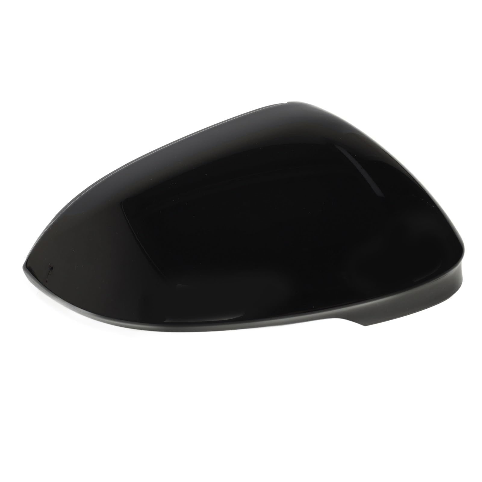 pezzi Copri specchietto retrovisore nero brillante con texture liscia Tappo specchio laterale per porta Adatto per Mk8 2020+ - 5