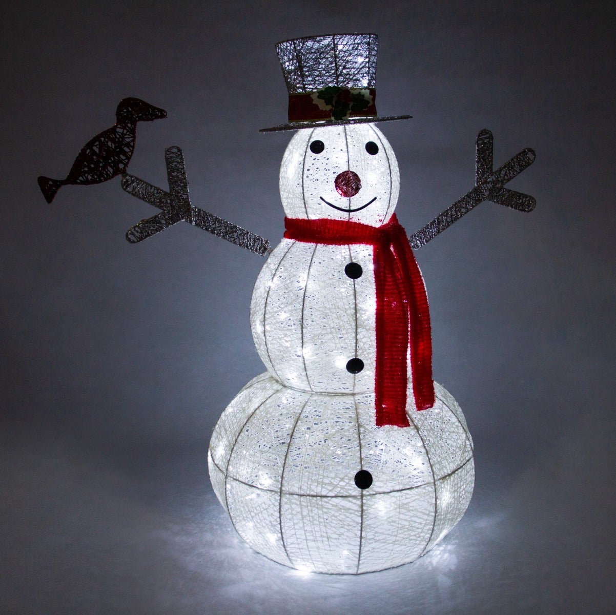 Pupazzo Di Neve Gonfiabile 1,8 M Con Luci LED – Decorazioni Natalizie Da Esterno – Impermeabile IP44 E Agitabile - 4