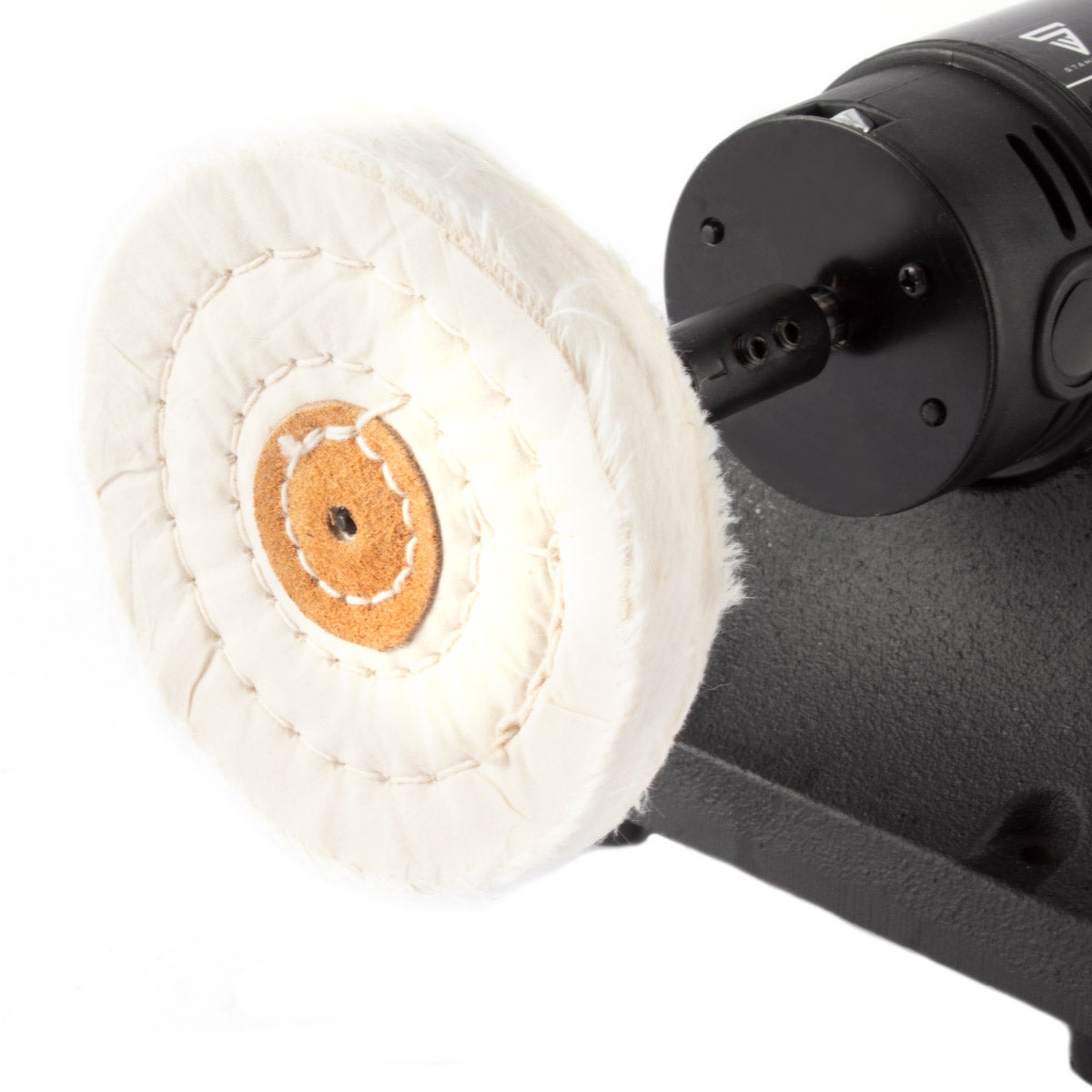 Pulidora De Banco 200W - 10.000 RPM, 2 Almohadillas 75mm, Para Joyería, Pequeños Trabajos
