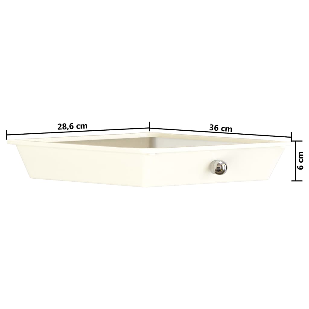 Chariot de rangement mobile à 10 tiroirs Blanc Plastique - 9