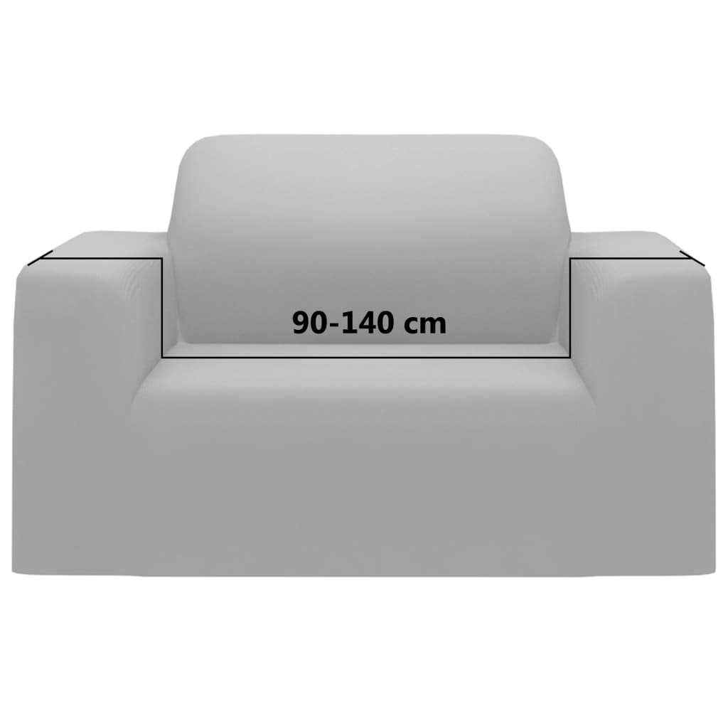 Maison Exclusive - Fodera Elasticizzata per Divano in Jersey di Poliestere Grigio - 6