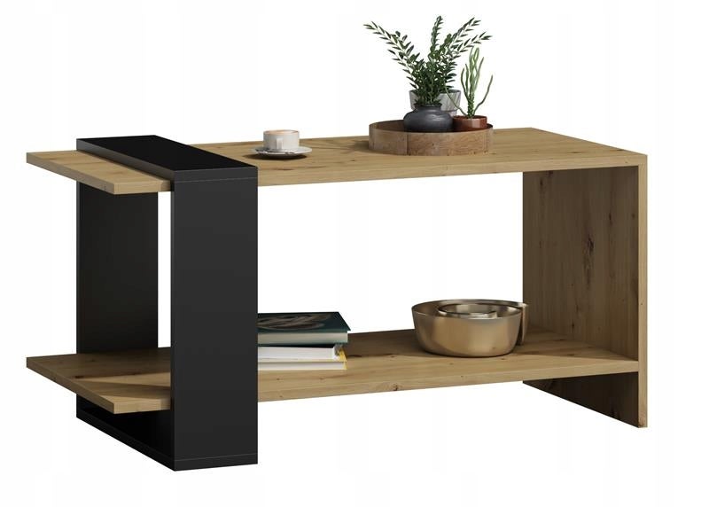 Ława stolik kawowy WIKA artisan-czarny loft