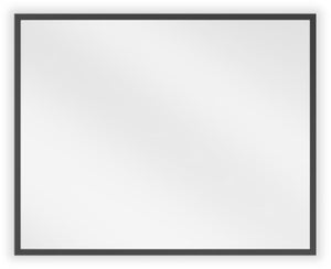 Miroir Sans Cadre Biseauté Miroir Salle De Bain Arc 40x50cm - Design Moderne Sans Cadre - Montage Mural Horizontal/vertical Miroir Bords Biseautés