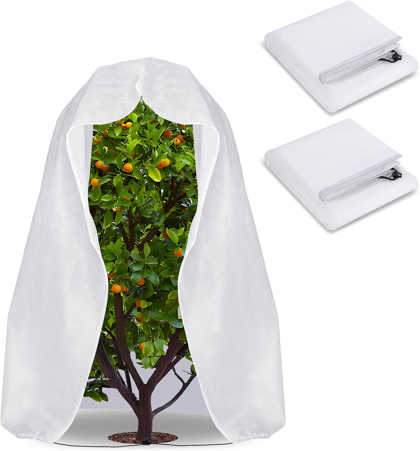 Protection Hivernale Pour Plantes 180x120 Cm – Sac Respirant Et Imperméable Pour Oliviers, Rosiers Et Arbustes