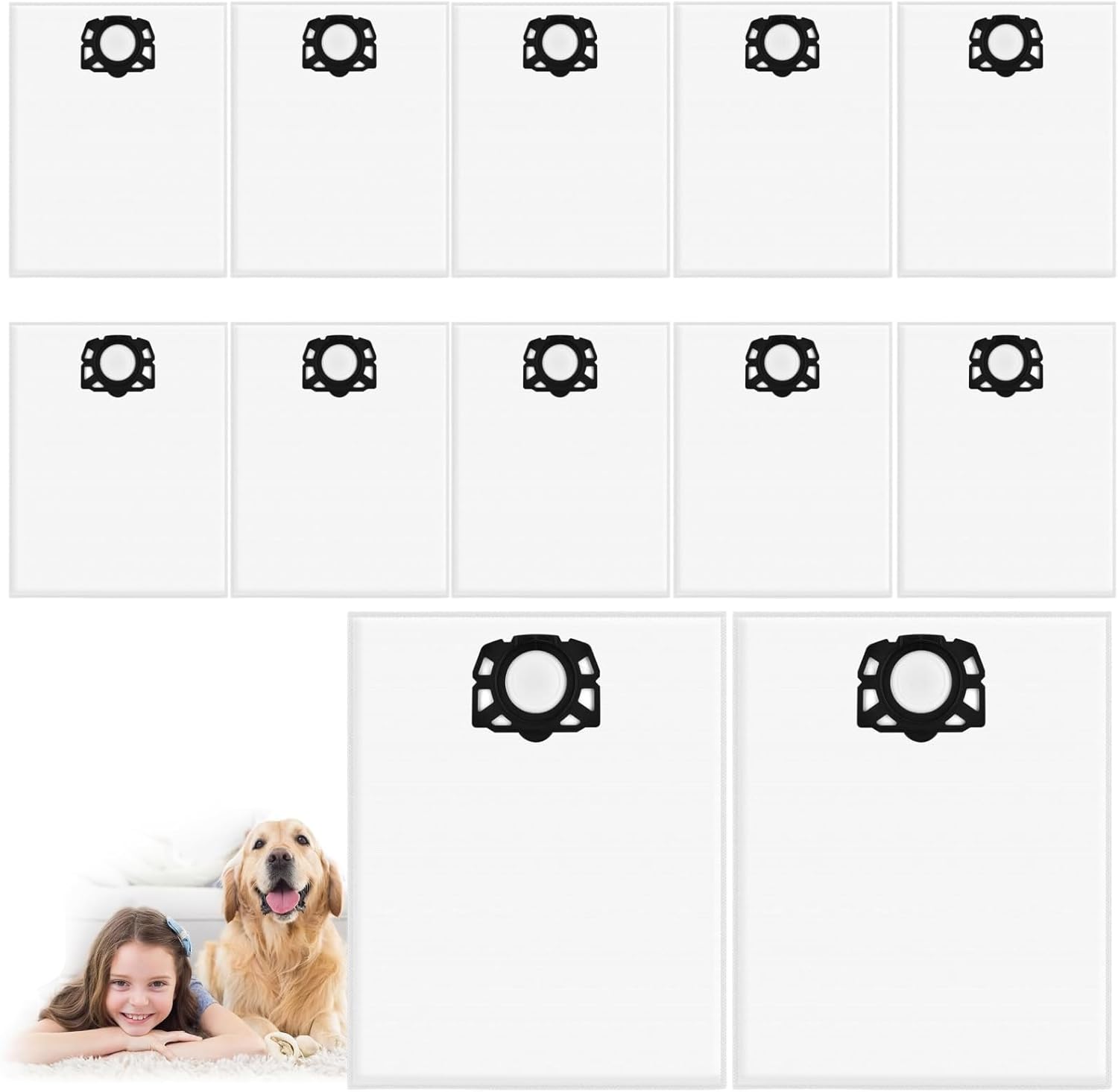 10x Sacchetto Sostituisce Kärcher KFI 487, 2.863-006.0 Per Aspiratore Microfibra 800118004 - Foto 7