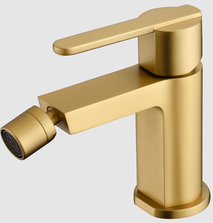 Rubinetto Lavabo Monocomando Napoli In Nero Gun Metal - ALMACEN DE LA CASA - Ottone/Zama Con Finitura PVD - Garanzia 5 Anni