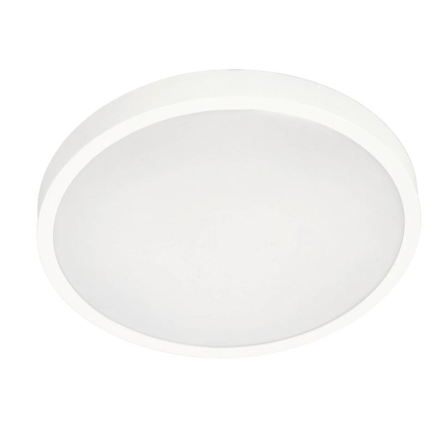 Plafon PERETI LED 18W biały pierścień 29,5cm, 3000K barwa ciepła, 1800lm, IP44, 220-240V EDO SOLUTIONS