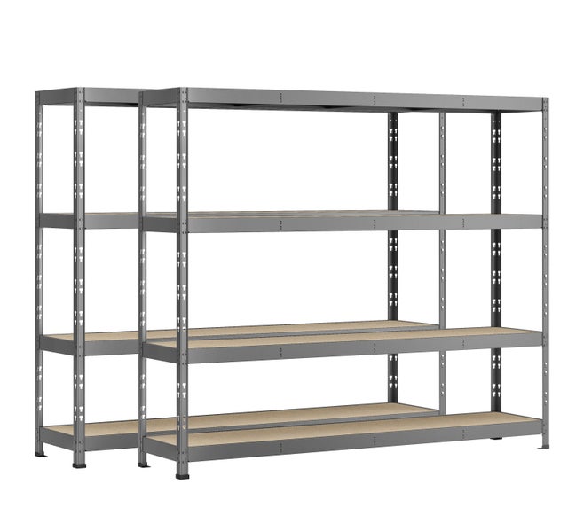 Jeu 2 étagères Rack MODULÖ STORAGE charge lourde 40x220xH 185 cm très grande longueur