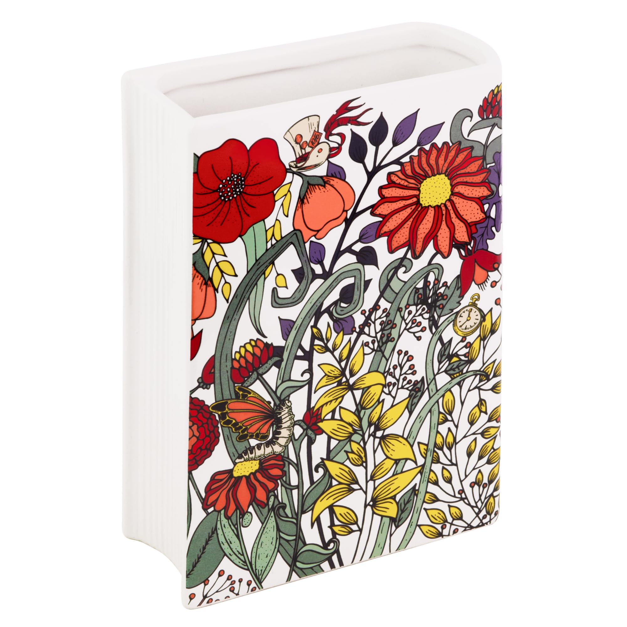 Steel Mill & Co. Vaso A Forma Di Libro In Ceramica - Tema Schiaccianoci - Decorazione Natalizia Per Libreria - 4
