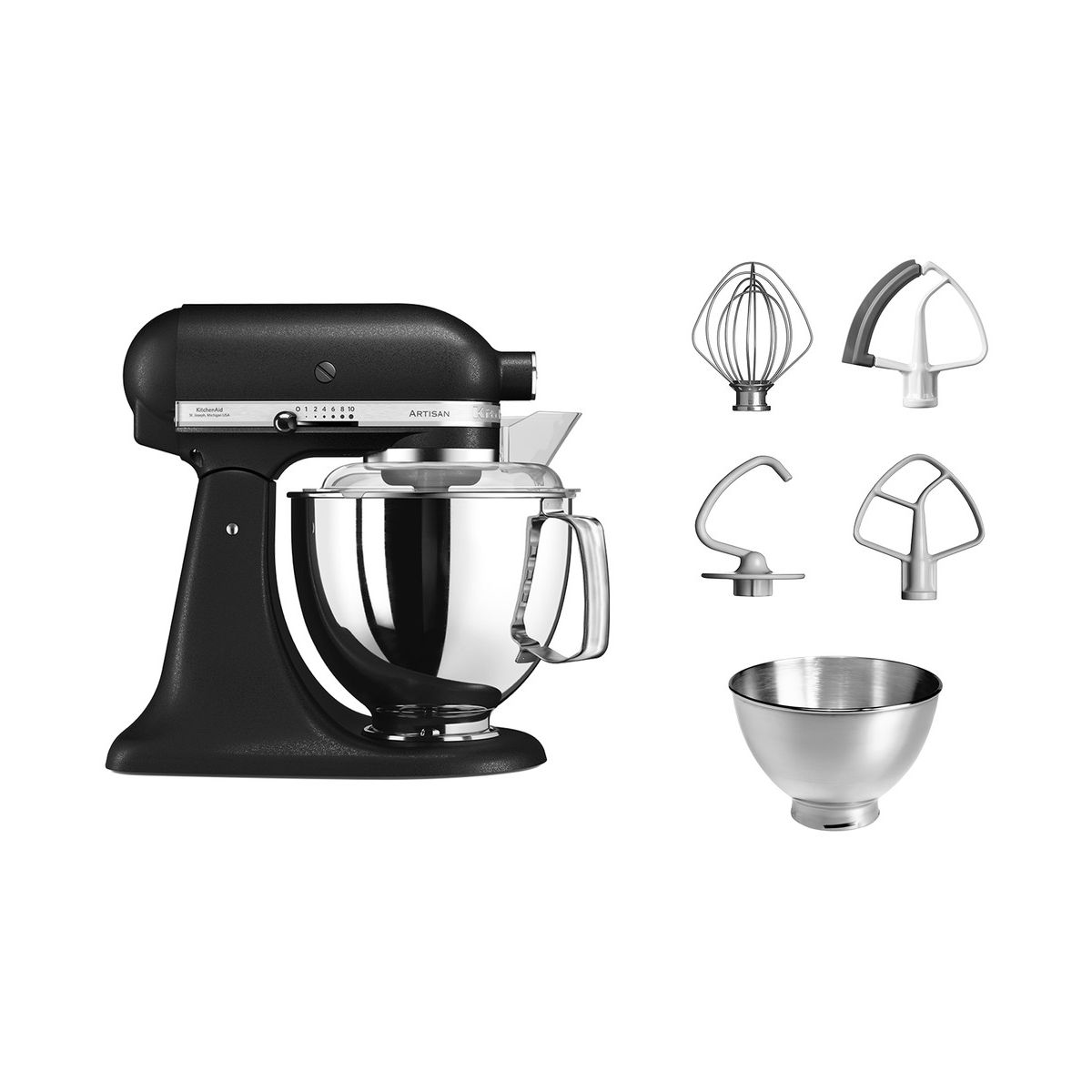 Kitchenaid Robot De Repostería Sm175 Hierro Fundido Negro , Leroy Merlin