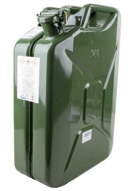 Tanica Benzina Etanolo E85 TÜV Tanica Carburante 20L Verde In Metallo - Certificata TÜV/GS Per Benzina E E85 Tanica Benzina 30 Litri - Foto 8