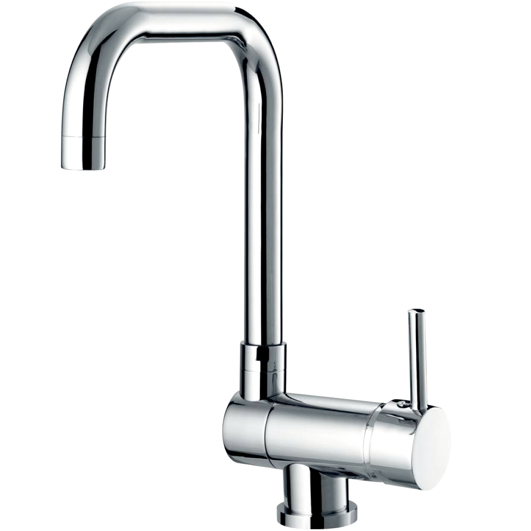 New Oslo chromowana bateria zlewozmywakowa z odchylanym wylewką 'specjalna do okna'