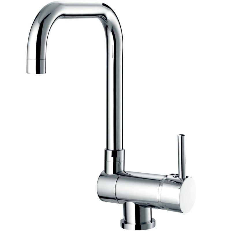 New Oslo chromowana bateria zlewozmywakowa z odchylanym wylewką 'specjalna do okna'