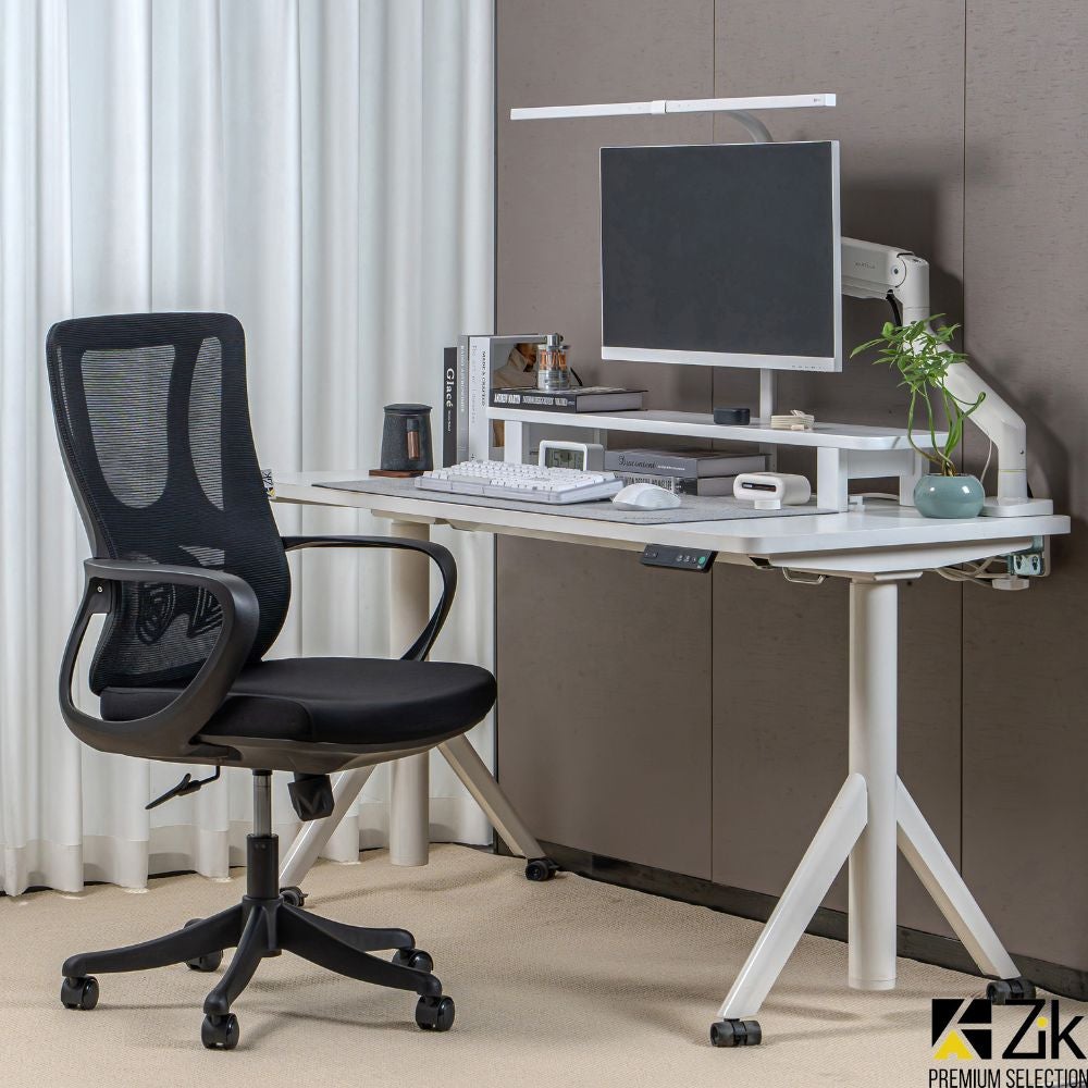 Sedia Ufficio Ergonomica Silybon - Rete Traspirante Regolabile