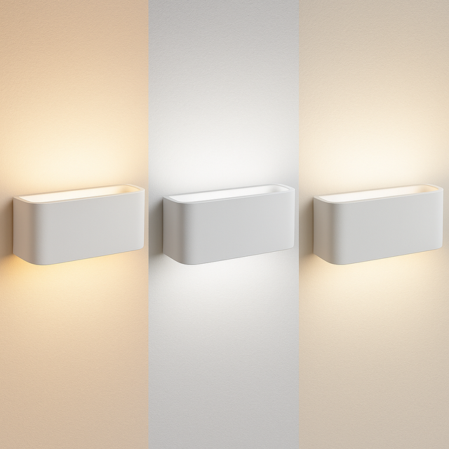 Applique 15W da Parete Interno Moderno Lampada da Parete Regolabile Lampada a Muro LED Luce Alluminio per Soggiorno Camera IP 20 Cambia colore Maka