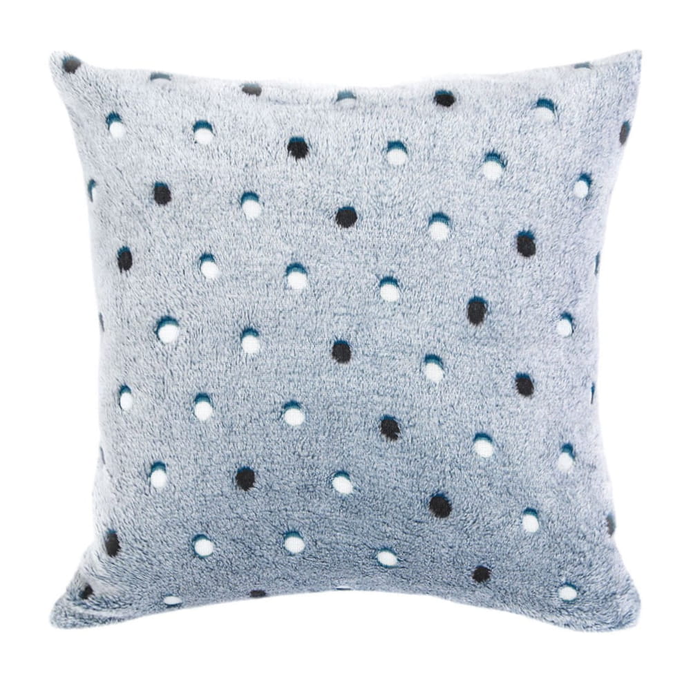 Poszewka mikrofibra 40x40 Neon kropki kolor navy - Darymex
